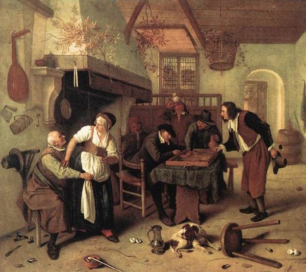 STEEN Jan In The Tavern by Jan Havicksz Steen